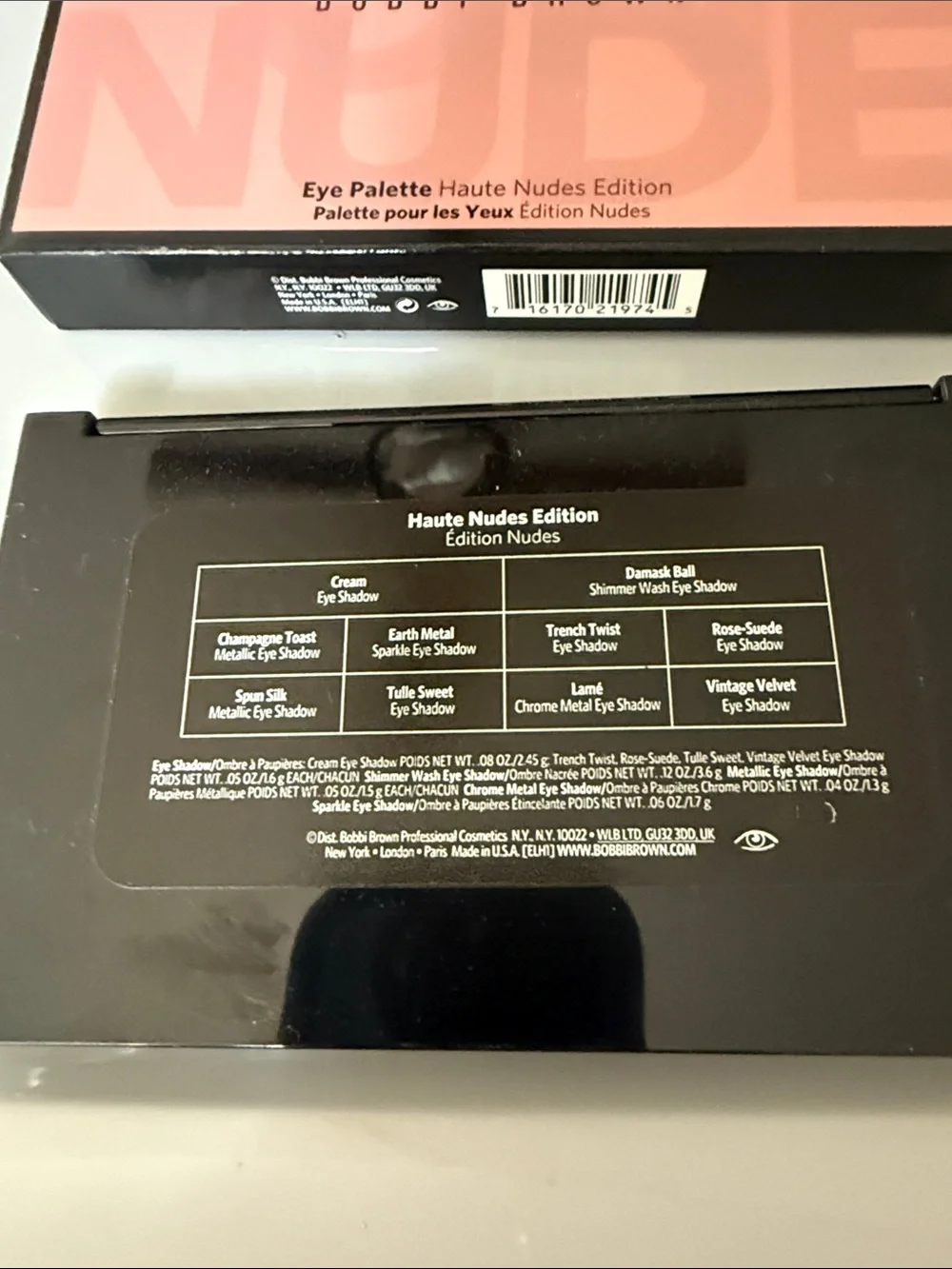 Bobbi Brown Neutral Eye Palette — Cream, Champagne, Rose & Brown Shades